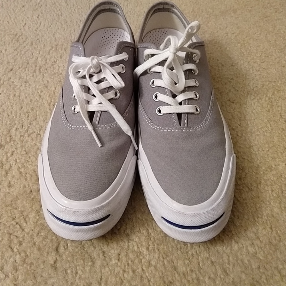 Gray Converse Jack Purcell siz 8